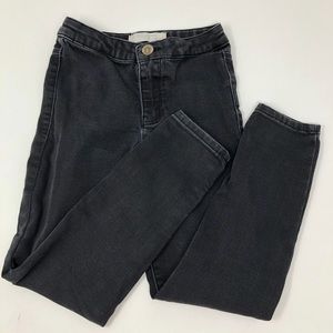 Zara Distressed Knee Skinny Jeans sz 6